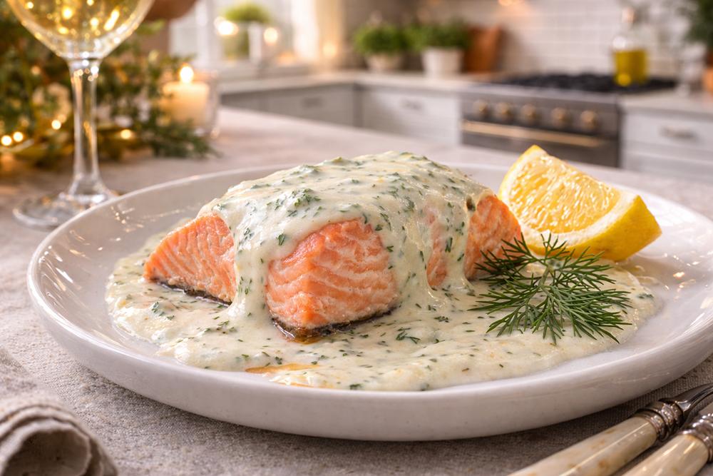 Dill Cream Soslu Somon